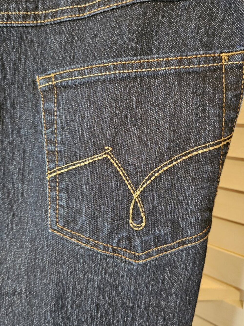 JMS, Just My Size, Plus 18W Average, Stretch Classic Denim Jeans, Dark Blue - Picture 2 of 7